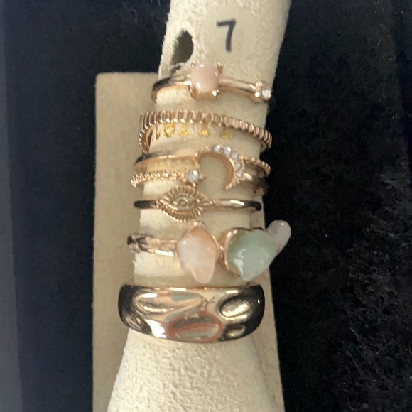 Stackable ring set 💎 - Picture 1 of 2